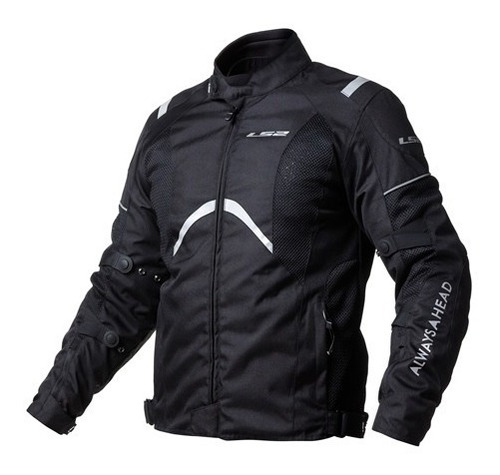 Campera Ls2 Teide H Black 4 Estaciones. Rp Motos