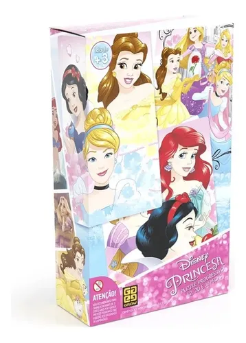 Quebra-cabeça Progressivo 3 Em 1 Das Princesas 02162 - Grow