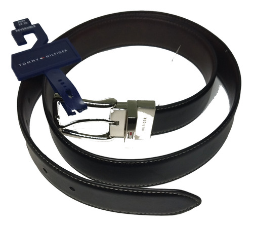 Cinturón Tommy Hilfiger Cuero Modelo 11hp01c018 Reversible
