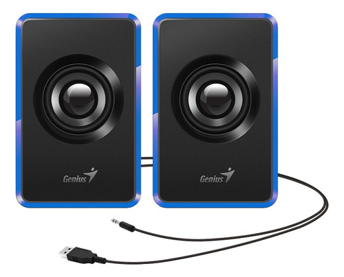 Speaker Genius Sp-u125 Azul Usb 