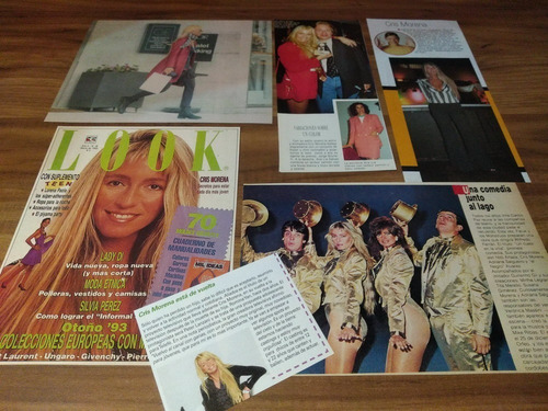 (aa054) Cris Morena * Recortes Revistas Clippings (Usado)