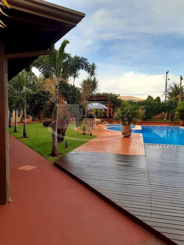 Chacara Mobiliada Em Jardinopolis, Condominio Village 2, 3 Suítes Sendo1 Master, Piscina E Salão Gourmet Em 2.000 M2 De Area Total - Ch00051 - 68999436