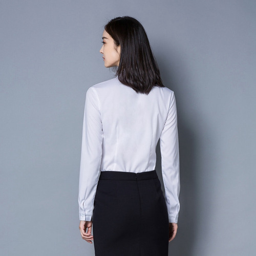 Camisa Manga Larga Mujer Classic Fit Suave Y Transpirable