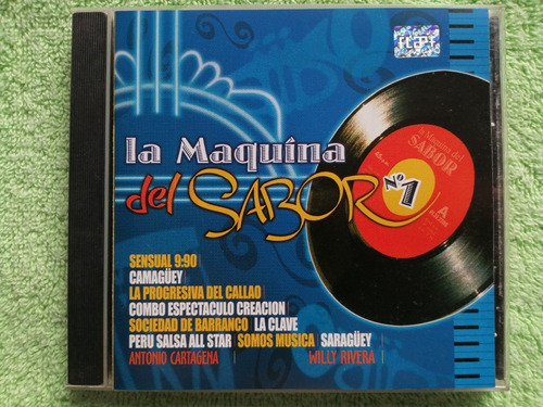 Eam Cd La Maquina Del Sabor Willy Antonio Sensual 990 Salsa