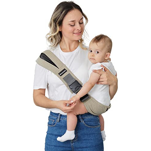 Toddler Sling, Ergonomic Baby Sling Carrier With Adjust...