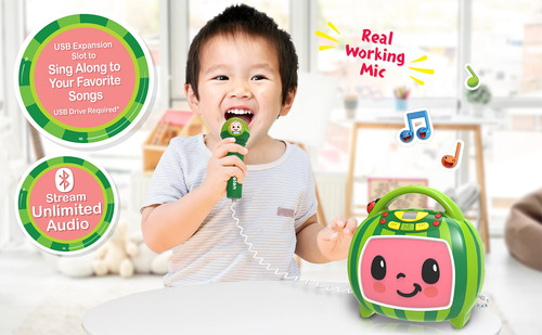 Máquina De Karaoke Ekids Cocomelon Con Canción Bluetooth Int