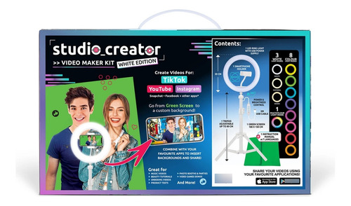 Kit Aro De Luz Para Realizar Videos. Creador De Estudio 2