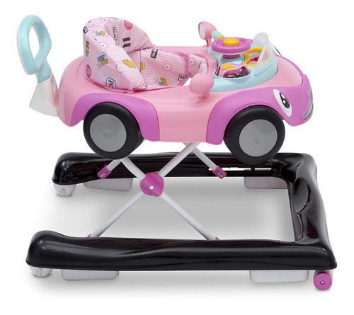 Andador Y Caminador Auto Niña Delta Children Color Rosa