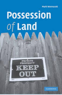 Libro Possession Of Land - Mark Wonnacott