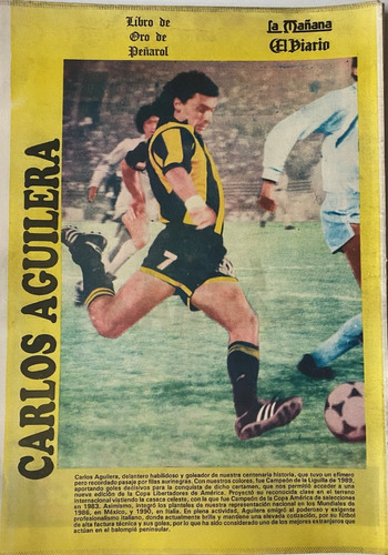 Poster Peñarol Del Libro De Oro 1991 Carlos Aguilera Ez2c