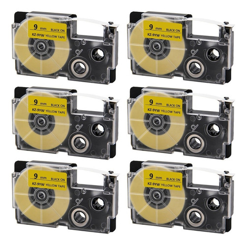 6pcs Color Mixto Xr-9we Xr-9x Xr-9yw Para Casio Kl-60 Kl-120