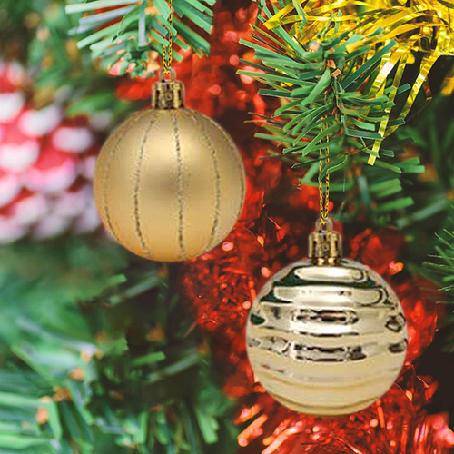 Mc Adorno Navideño Nº 42 Piezes Forme Tree Bolas, Par.