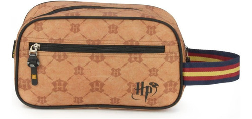 Necessaire Grande Harry Potter Marrom 24x14x9 Cm