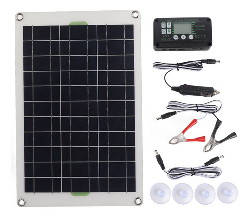 Kit De Panel Solar, Controlador De Silicio Monocristalino De