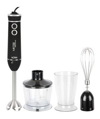 Imagen 3 de 3 de Minipimer Licuadora De Mano Solac 800w Mixter800 Accesorios