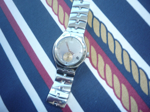 Relógio Swatch - Swiss Made - Todo Em Aço - Impecável Prata Prat Prata (Usado)