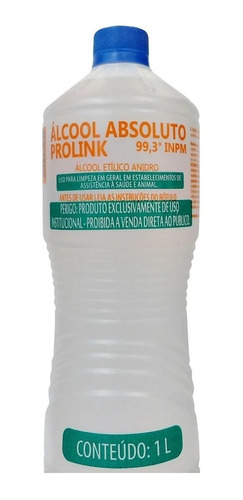 Alcool Absoluto 99,3% 1 Litro Pro Link