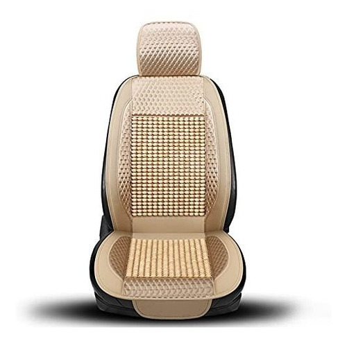 Blueshyhall Wooden Beaded Car Seat Cubierta Cómoda 49kxs