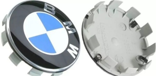 Imagen 2 de 3 de Emblema Logo Tapa Aro Bmw Clasic Blue Nuevas!