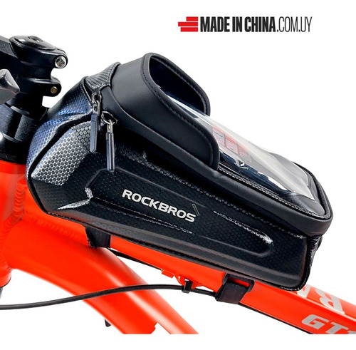 Imagen 2 de 10 de Bolso Para Bicicleta Rockbros Porta Celular Anti Agua