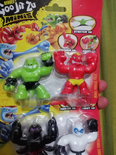Goo Jit Zu Minis 4 Pack Pantaro, Scorpius Y Más