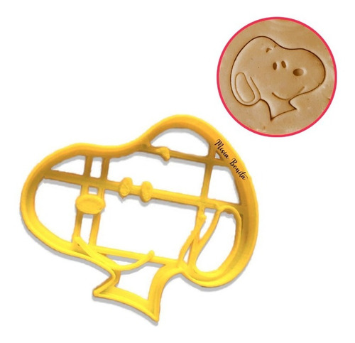 Snoopy X3 Cortante Molde Galleta Masa Charly Brown Woodstock