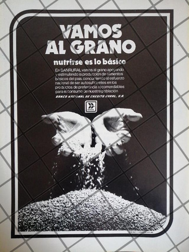 Publicidad Retro Banco Nacional De Credito Rural 1980 175