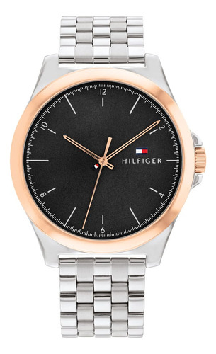 Reloj Tommy Hilfiger Para Hombre De Acero Plateado 1710545 S