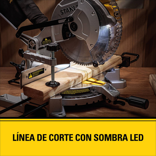 Sierra De Inglete 1650w +disco Corte Aluminio Stanley Sm16b3