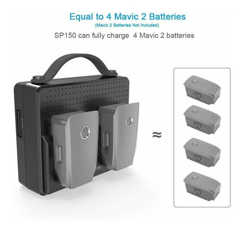 Imagen 2 de 10 de Cargador Para Dji Mavic 2 Pro/mavic 2 Zoom Drone I