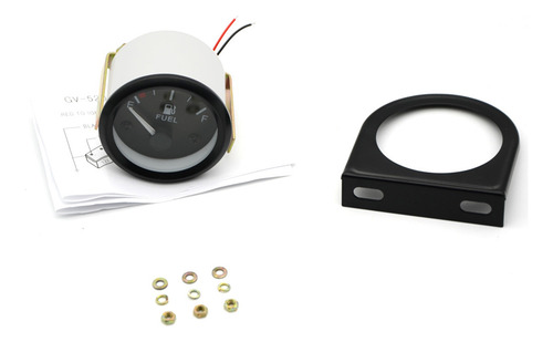 Indicador De Nivel De Combustible Universal E 1/2 F De 52 Mm
