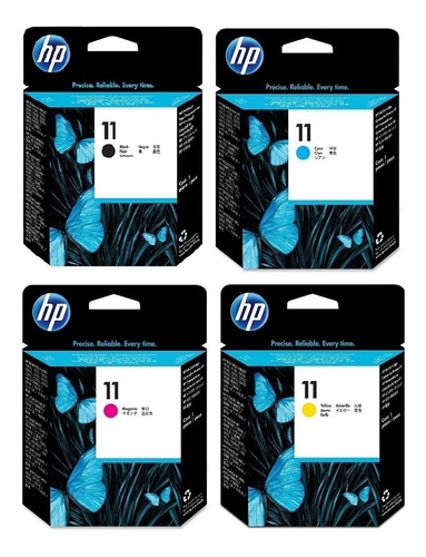 Kit 4 Cabezal Hp 11 Original