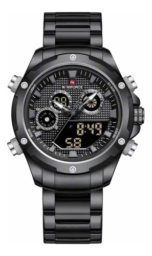 Reloj Naviforce Acero Inoxidable Hombre + Ajustador