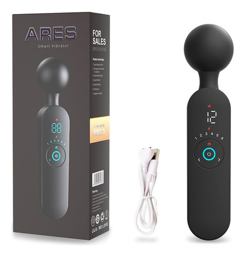 Vibrador Feminino Varinha Mágica Ares Me Ame 12 Vibrações
