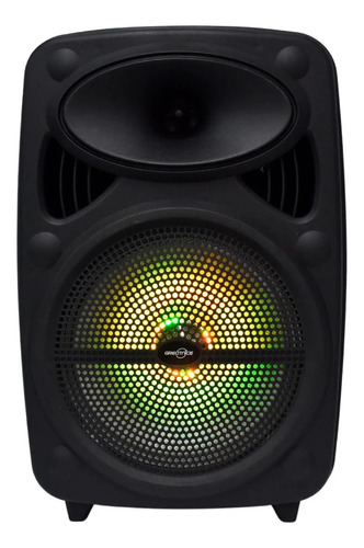 Parlante Portatil Bluetooth 8 PuLG Fm Microfono Sd Gts-1950 Color Negro