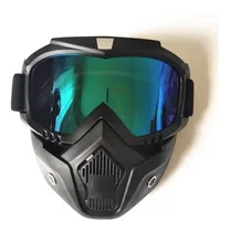 Comprar Máscara Jet Para Casco Motociclistas Ciclistas 