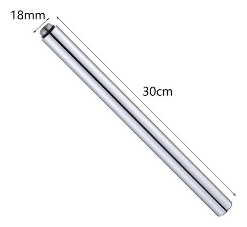 Brazo De Extensión De Ducha Barra De Extensión De Plata