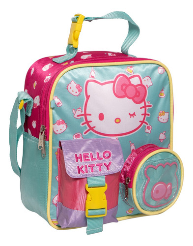 Lonchera Escolar Hello Kitty Termica Ruz Celeste Hello Kitty