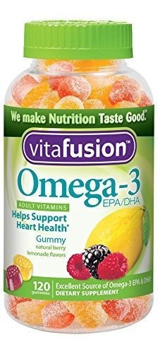 Vitafusion Omega-3 Masticables 120 Unidades