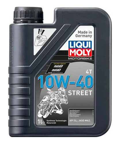 Aceite Motor ''liqui Moly'' 10w/40 Sintético Street 1 L