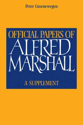 Libro Official Papers Of Alfred Marshall - Alfred Marshall