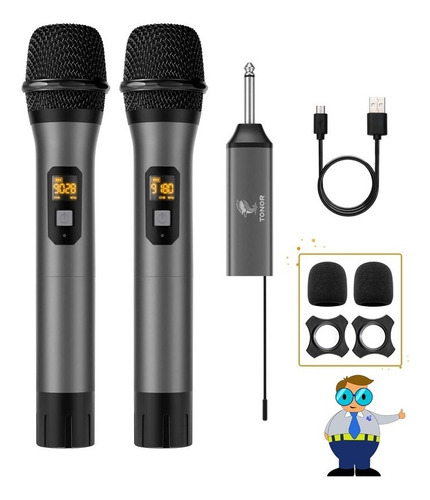 Micrófono Inalámbrico Tonor Uhf Tw-630 Karaoke Oferta !!!