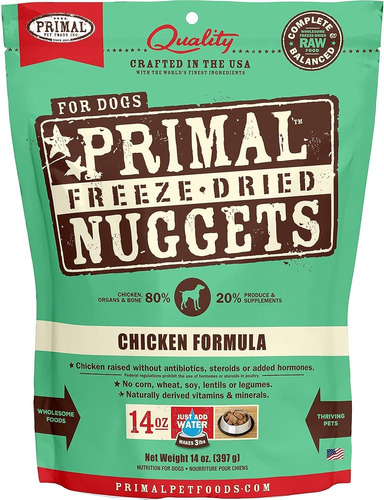 Primal Nuggets De Comida Liofili - Unidad a $275999