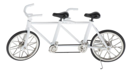 Escala 1:16 Em Tandem Bicicleta Modelo Réplica Brinquedo