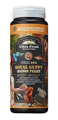 Comida Para Peces - Ultra Fresh - Royal Guppy Mignon Pellet,