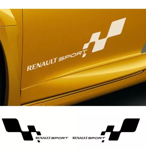 Calcomanía pegatina para parachoques para automóvil Renault con logotipo  platea