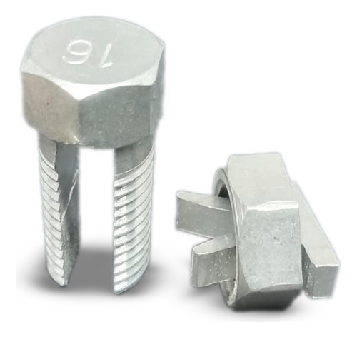 Conector Para Pernos Bipartido Para Fibra Óptica 5 Piezas