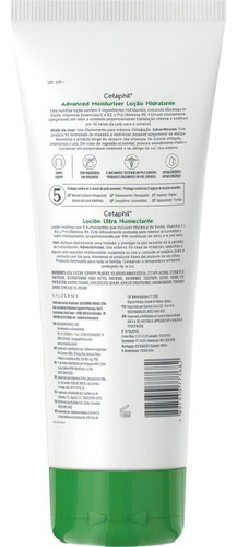 Loción Ultra Humectante Cetaphil Piel Seca Y Sensible 226 G Momento de aplicación Día/Noche