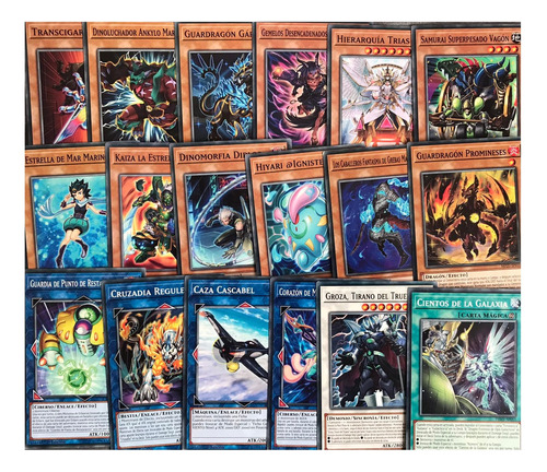 Lote Baraja Yugioh 60 Cartas Azar Originales Español Konami