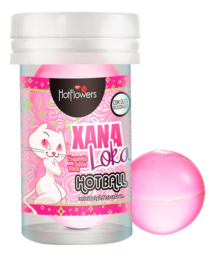 Hot Ball Xana Loka Esquenta Esfria Vibra Hotflowers 3g